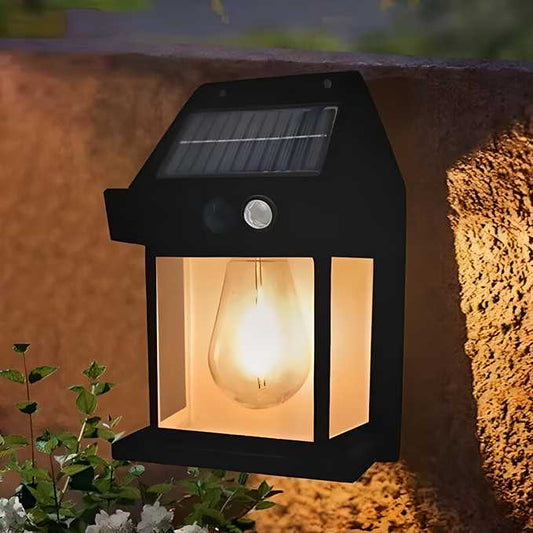 SunGuard™ Solar Outdoor Wall Light – Motion Sensor | Waterproof (ABS Build)