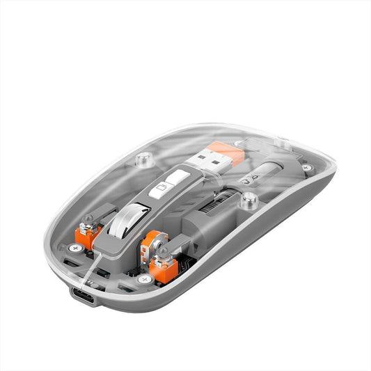 GlowGlide™ Transparent Rechargeable Mouse