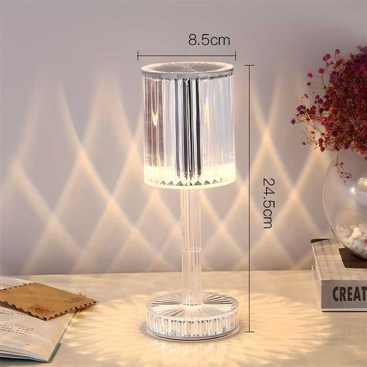Crystal Diamond Table Lamp with Remote Control